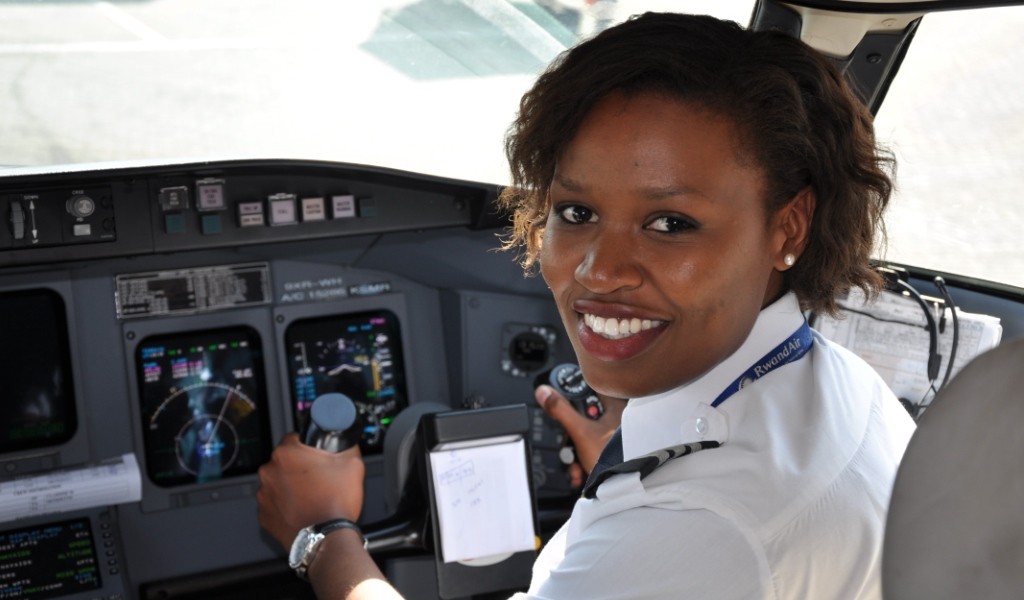 Rwanda's 1st Female Pilot - Esther Mbabazi
